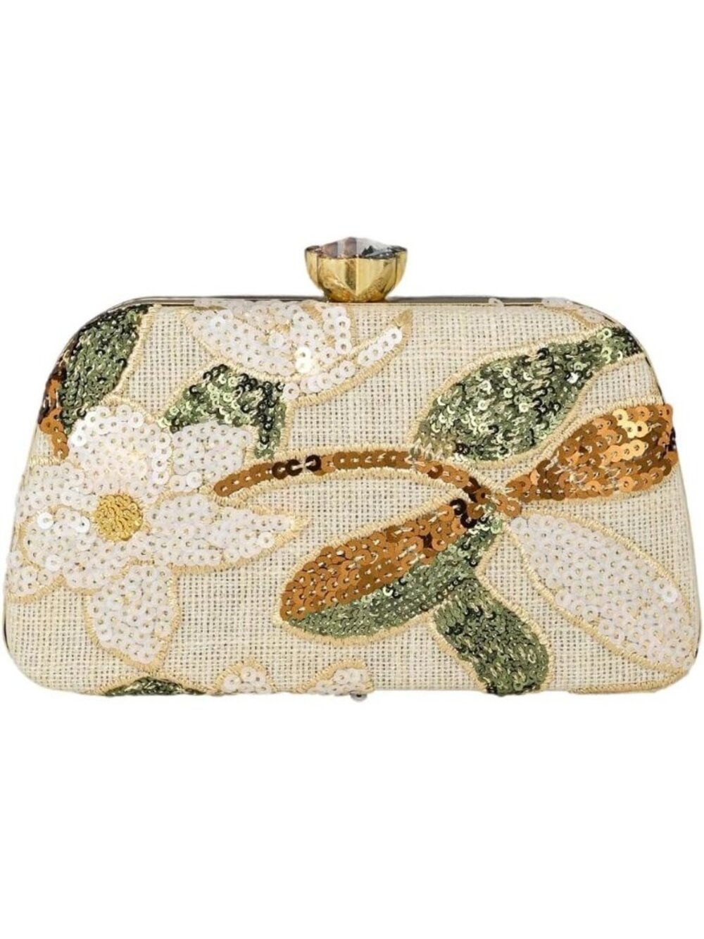 Women's Apricot White Shell Shaped Clutch Purse Seashell Wedding Evening Bag